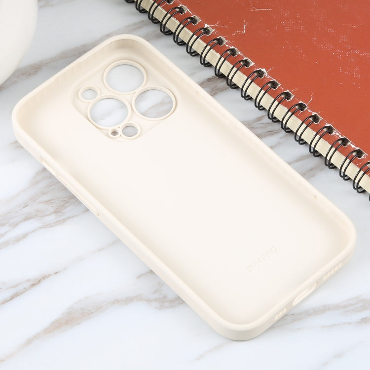 For iPhone 15 Pro Astronaut Pattern Silicone Straight Edge Phone Case(Flying Astronaut-White) - HoMEdemic™ 