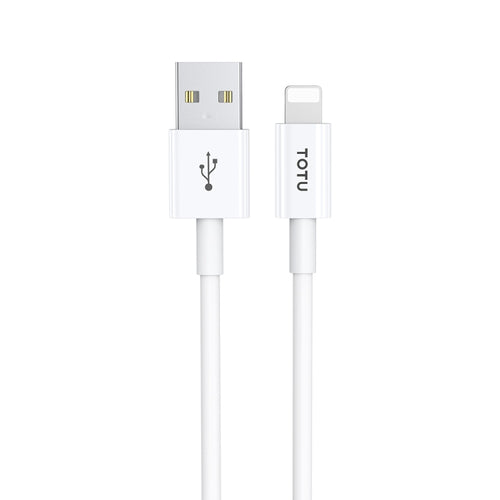 TOTU CB-1-L 15W USB to 8 Pin Fast Charging Data Cable, Length: 1m(White) - HoMEdemic™ 