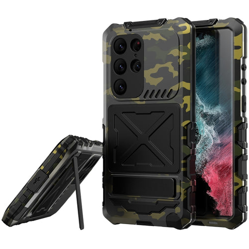 For Samsung Galaxy S24 Ultra 5G R-JUST Life Waterproof Dustproof Shockproof Phone Case(Camouflage) - HoMEdemic™ 