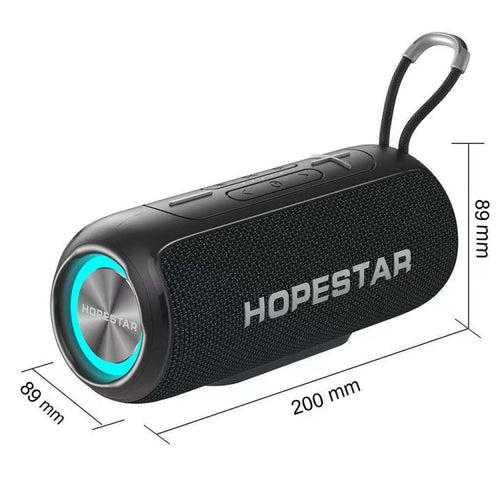 HOPESTAR P26 Outdoor Portable lPX6 Waterproof Dazzling Bluetooth Speaker(Red) - HoMEdemic™ 