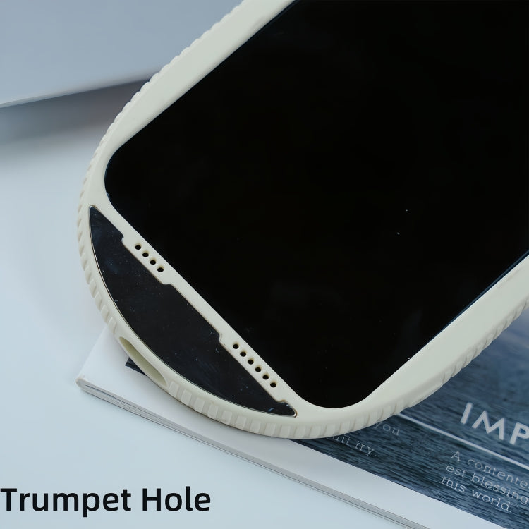 For iPhone 15 Pro Creative Glitter Slipper Design TPU Shockproof Phone Case(white) - HoMEdemic™ 