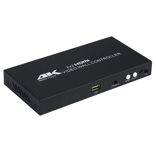 XP03 4K 2x2 HDMI Video Wall Controller Multi-screen Splicing Processor, Style:Playback Version(US Plug) - HoMEdemic™ 