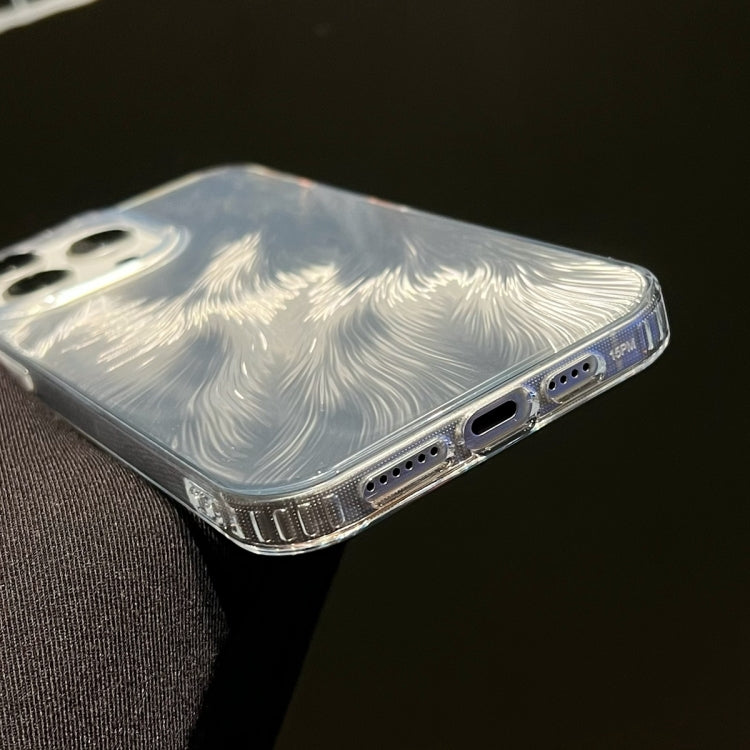 For iPhone 15 Pro Foxtail Bronzing Laser Gradient Phone Case(Black) - HoMEdemic™ 