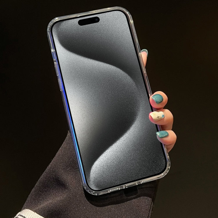 For iPhone 15 Pro Foxtail Bronzing Laser Gradient Phone Case(Black) - HoMEdemic™ 