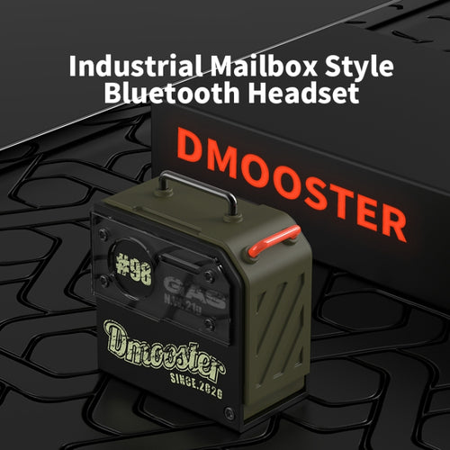 D MOOSTER D37 TWS Oil Barrel Bluetooth Earphone(Black Green) - HoMEdemic™ 