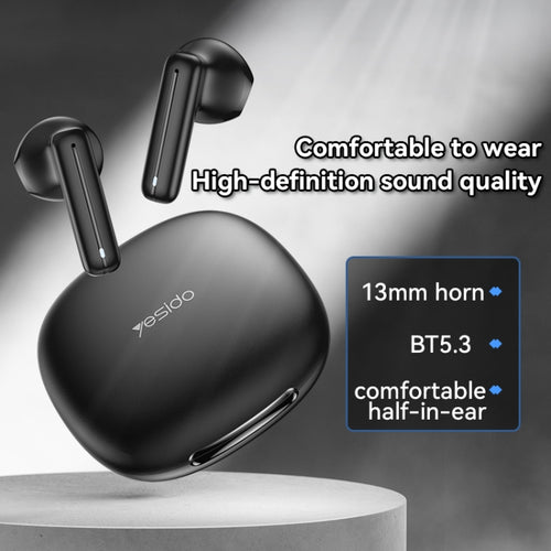 Yesido TWS25 TWS Wireless Bluetooth Earphone(Black) - HoMEdemic™ 