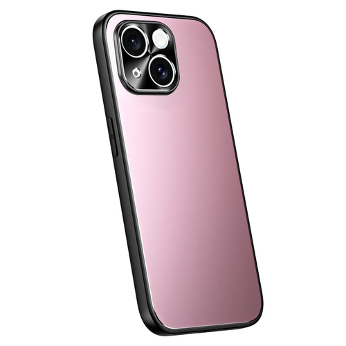 For iPhone 15 R-JUST RJ-61 Electroplating Frosted TPU + PC Phone Case(Pink) - HoMEdemic™ 