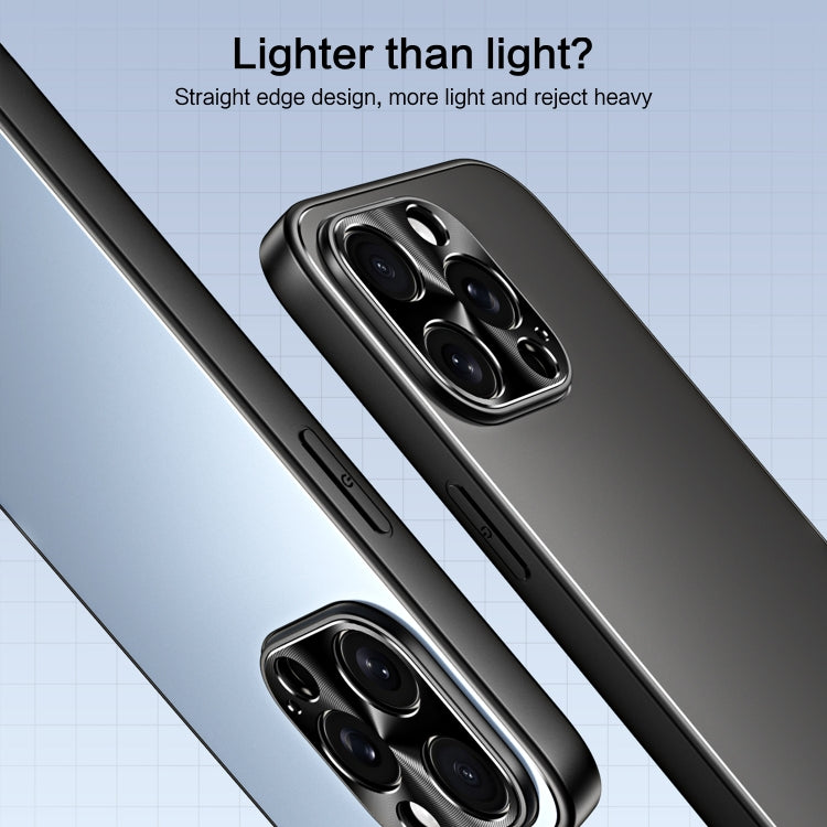 For iPhone 13 R-JUST RJ-61 Electroplating Frosted TPU + PC Phone Case(Grey) - HoMEdemic™ 