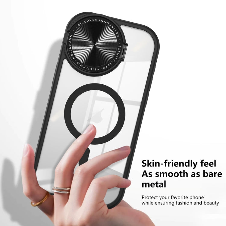 For iPhone 15 Pro Round Camshield MagSafe TPU Hybrid PC Phone Case(Blue) - HoMEdemic™ 