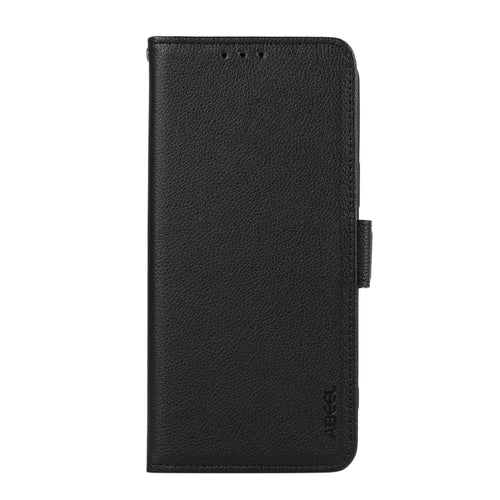 For Samsung Galaxy S24 Ultra 5G ABEEL Side-Magnetic Litchi Pattern Leather RFID Phone Case(Black) - HoMEdemic™ 