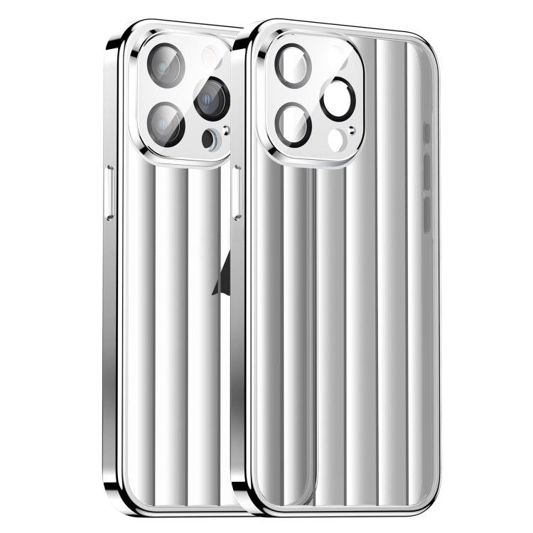 For iPhone 15 Pro Milkyway Series Electroplated TPU + PC Phone Case(Silver) - HoMEdemic™ 