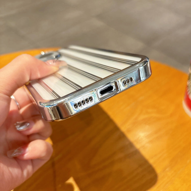For iPhone 15 Pro Milkyway Series Electroplated TPU + PC Phone Case(Silver) - HoMEdemic™ 