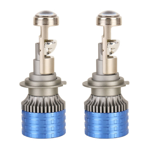 H7 Pair 55W 6000lm 6000K Car LED Mini Lens Headlight Bulb - HoMEdemic™ 