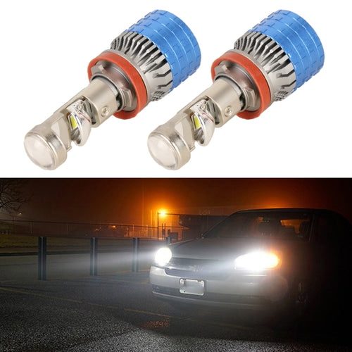 H11 Pair 55W 6000lm 6000K Car LED Mini Lens Headlight Bulb - HoMEdemic™ 