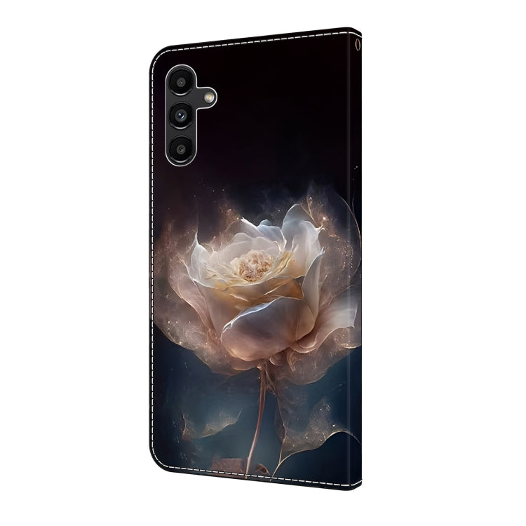 For Samsung Galaxy S24 5G Crystal Painted Leather Phone case(Peony) - HoMEdemic™ 
