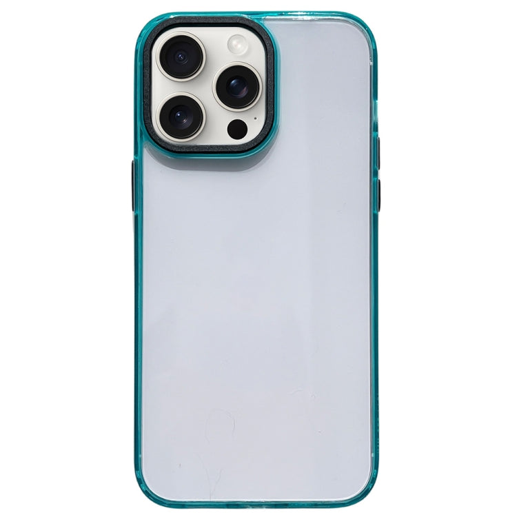 For iPhone 15 Pro 2 in 1 Acrylic Transparent Shockproof Phone Case(Green) - HoMEdemic™ 