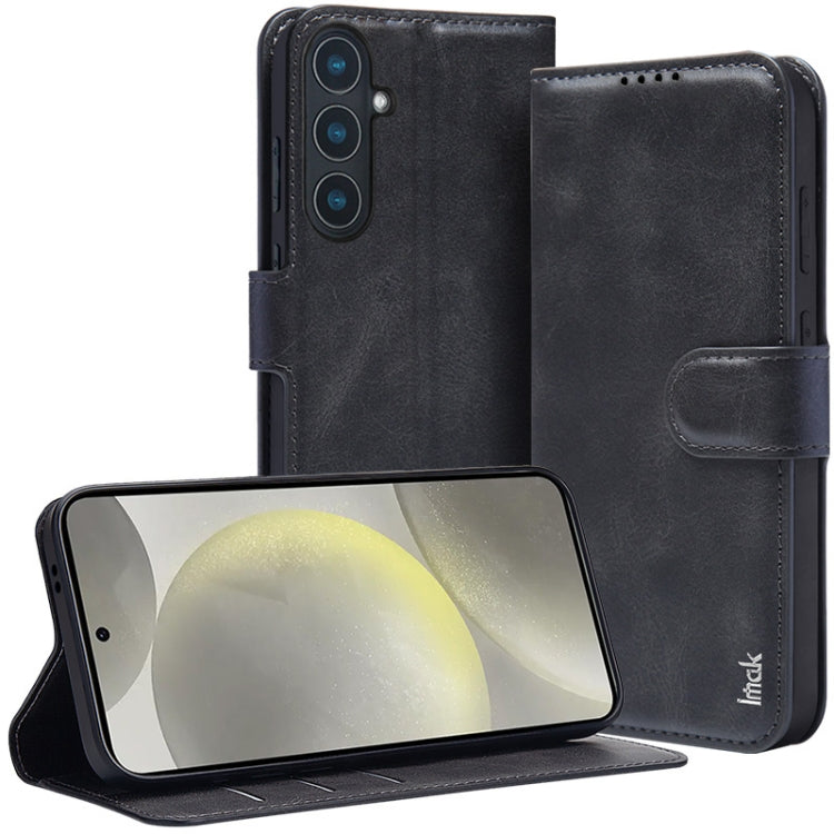 For Samsung Galaxy S24 5G IMAK Count Series Flip Leather Phone Case(Black) - HoMEdemic™ 