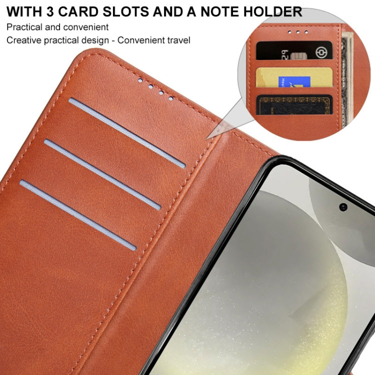 For Samsung Galaxy S24 5G IMAK Count Series Flip Leather Phone Case(Black) - HoMEdemic™ 