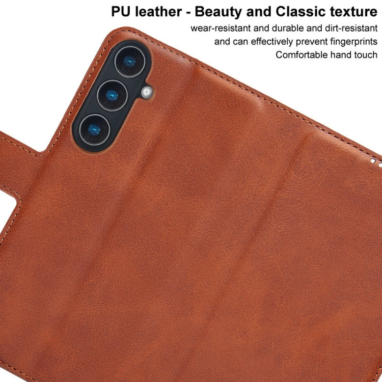 For Samsung Galaxy S24 5G IMAK Count Series Flip Leather Phone Case(Black) - HoMEdemic™ 