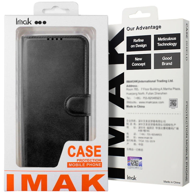 For Samsung Galaxy S24 5G IMAK Count Series Flip Leather Phone Case(Black) - HoMEdemic™ 