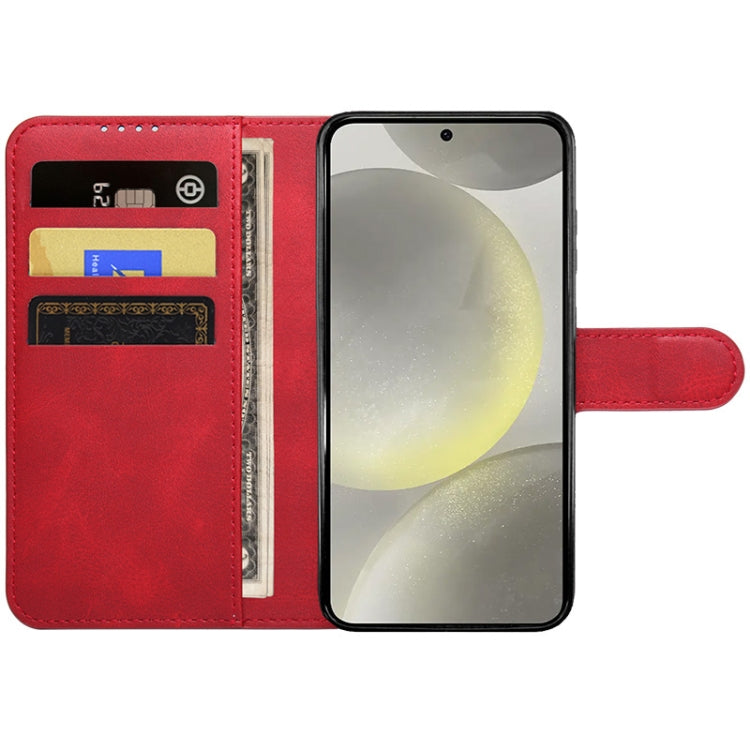 For Samsung Galaxy S24 5G IMAK Count Series Flip Leather Phone Case(Red) - HoMEdemic™ 