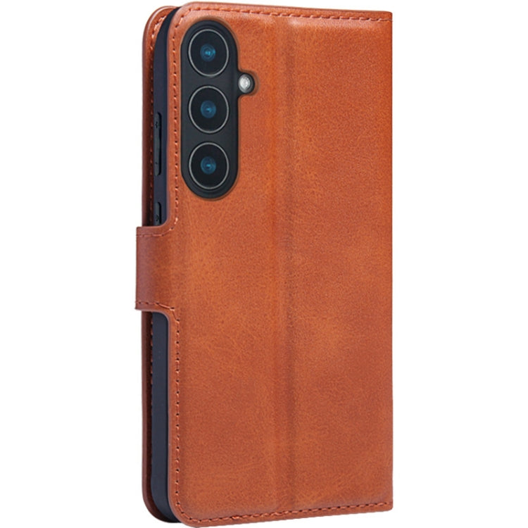 For Samsung Galaxy S24 5G IMAK Count Series Flip Leather Phone Case(Brown) - HoMEdemic™ 