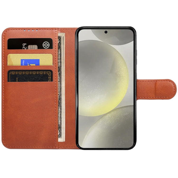 For Samsung Galaxy S24 5G IMAK Count Series Flip Leather Phone Case(Brown) - HoMEdemic™ 