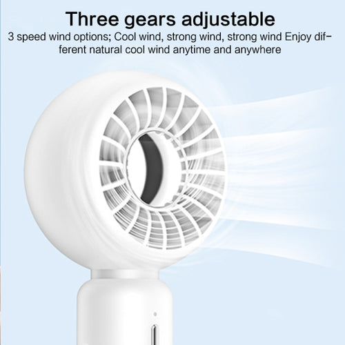 TGVIS Handheld & Invisible Stand Mini Electric Fan(White) - HoMEdemic™ 