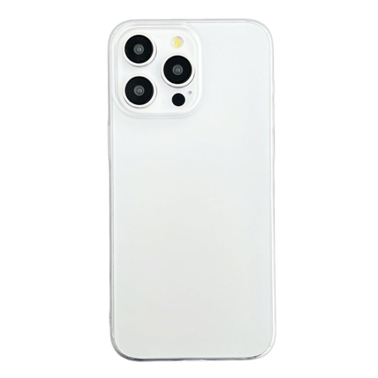 For iPhone 15 Pro Ice Series PC Full Coverage Shockproof Phone Case(White) - HoMEdemic™ 