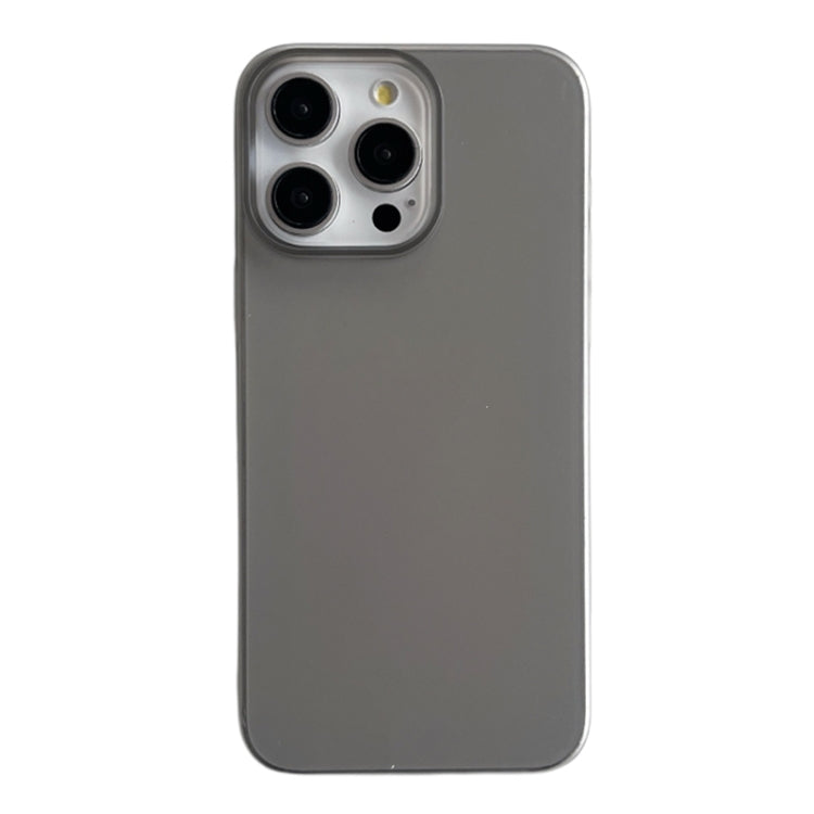 For iPhone 15 Pro Ice Series PC Full Coverage Shockproof Phone Case(Black) - HoMEdemic™ 