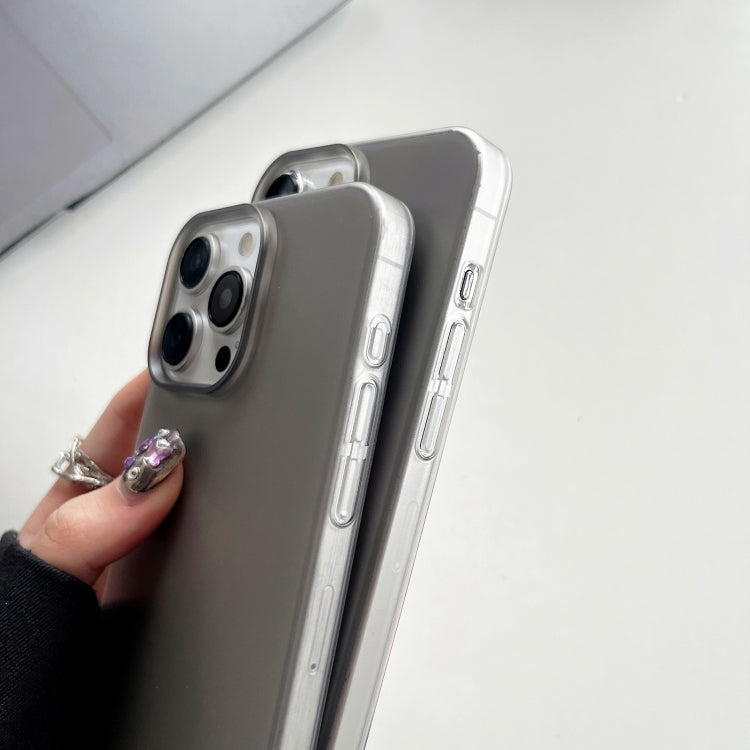 For iPhone 15 Pro Ice Series PC Full Coverage Shockproof Phone Case(White) - HoMEdemic™ 