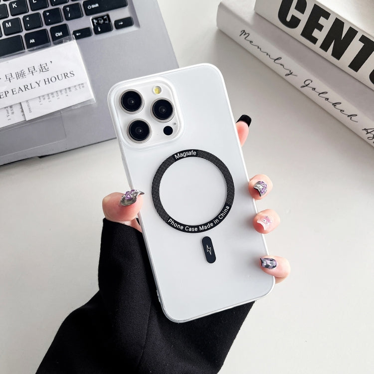 For iPhone 15 Pro Ice Series MagSafe PC Full Coverage Shockproof Phone Case(White) - HoMEdemic™ 