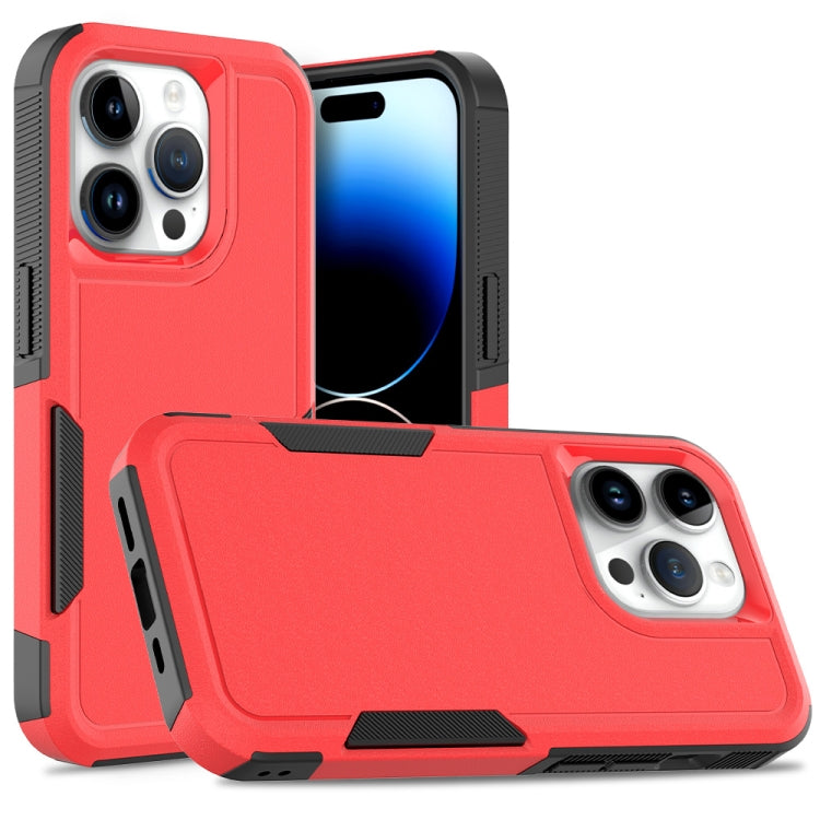 For iPhone 15 Pro 2 in 1 PC + TPU Phone Case(Red) - HoMEdemic™ 