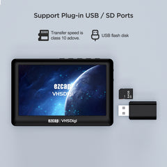 Ezcap 180 VHSDigi 4.3 inch Screen Video Capture Recording Box(Black) - HoMEdemic™ 