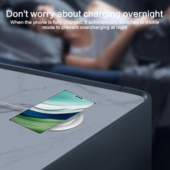 ZGA WX01S 15W Desktop Wireless Charger(White) - HoMEdemic™ 