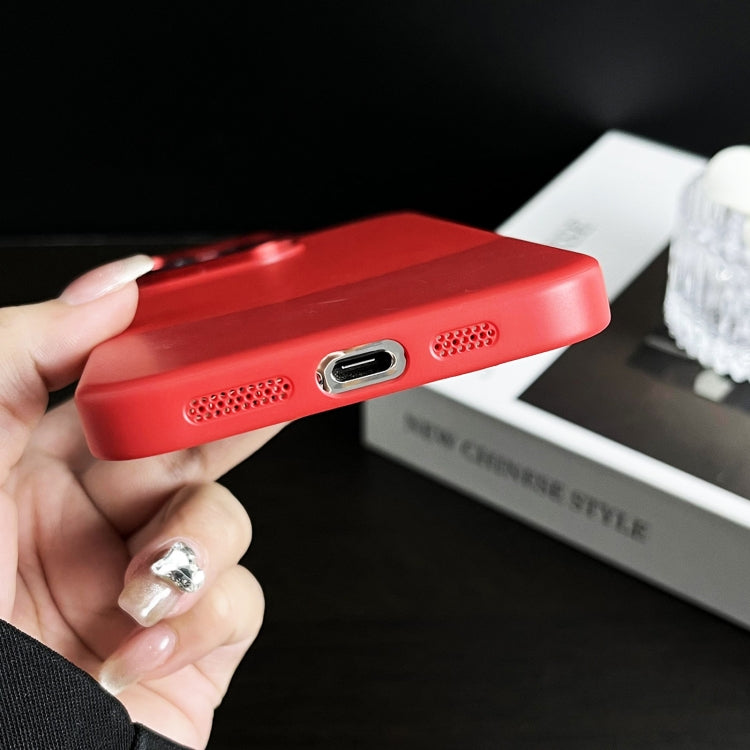 For iPhone 15 Pro Napa Texture PC + Leather Phone Case(Brown) - HoMEdemic™ 