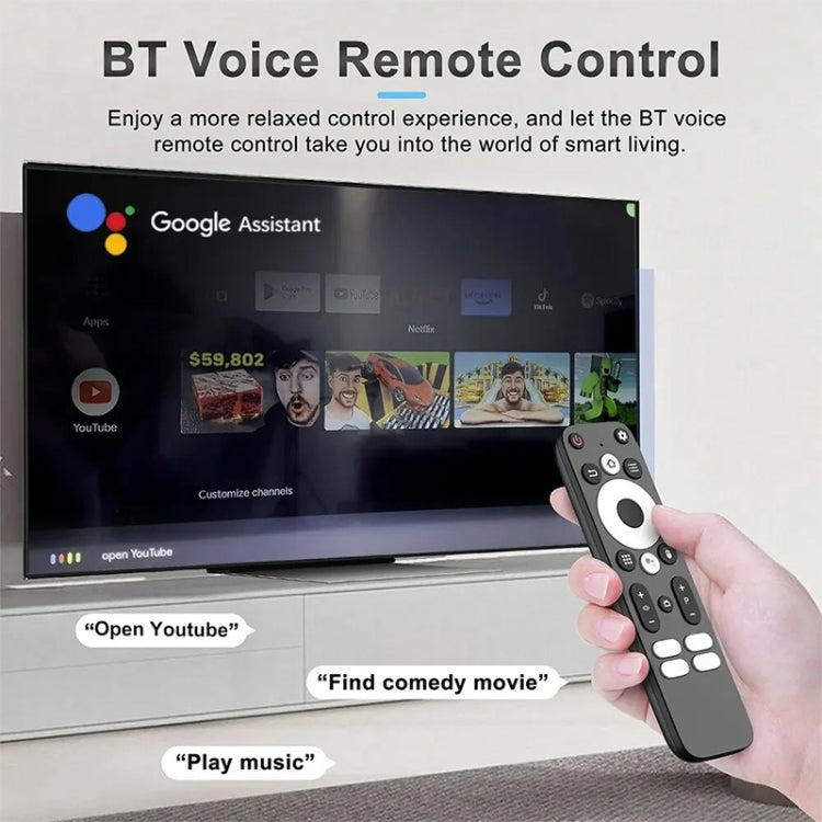 LEMFO DQ10 Allwinner H618 Quad Core ARM Cortex A53 8K HD Android TV Stick, RAM:2GB+16GB(EU Plug) - HoMEdemic™ 