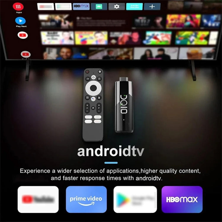 LEMFO DQ10 Allwinner H618 Quad Core ARM Cortex A53 8K HD Android TV Stick, RAM:2GB+16GB(EU Plug) - HoMEdemic™ 