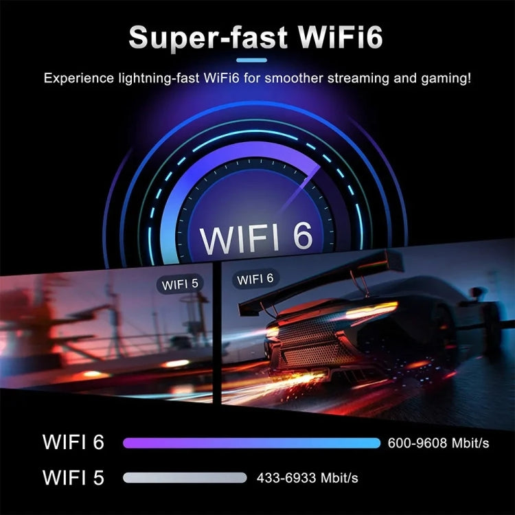 LEMFO DQ10 Allwinner H618 Quad Core ARM Cortex A53 8K HD Android TV Stick, RAM:2GB+16GB(EU Plug) - HoMEdemic™ 