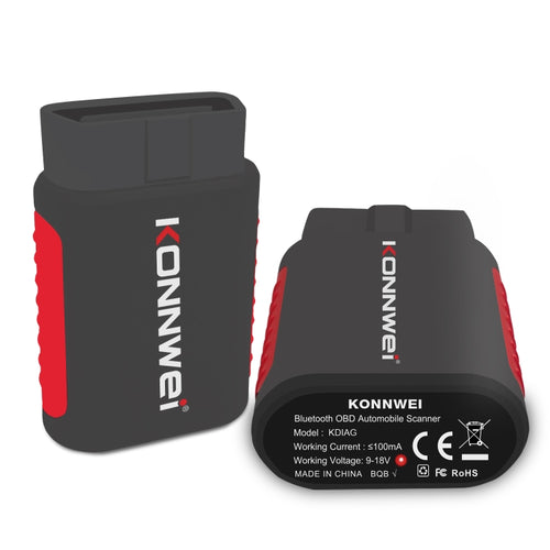 KONNWEI K DIAG Car OBDII Full System Diagnostic Scanner(Black Red) - HoMEdemic™ 