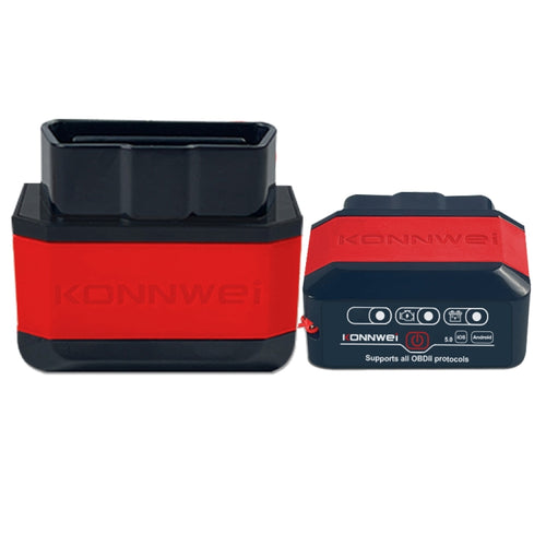 KONNWEI KW905 Bluetooth 5.0 Car OBD2 Scanner Support Android & iOS(Black Red) - HoMEdemic™ 