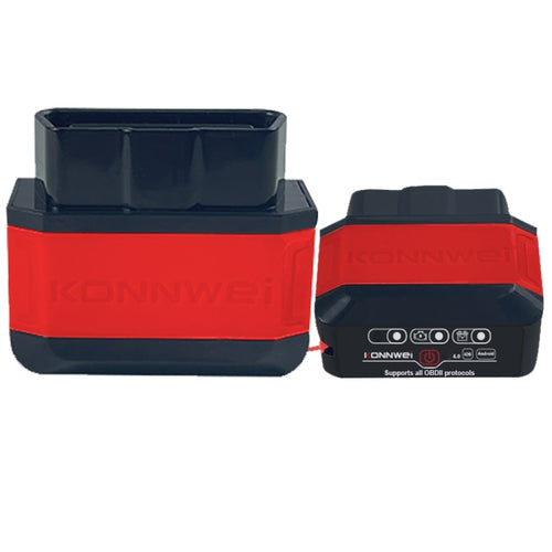 KONNWEI KW906 Bluetooth 5.0 Car OBD2 Scanner Support Android & iOS(Black Red) - HoMEdemic™ 