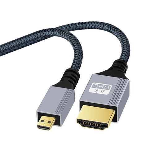 HDTV to Micro HDTV 4K 120Hz Computer Digital Camera HD Video Adapter Cable, Length:0.3m - HoMEdemic™ 