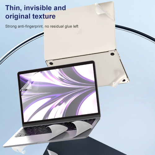 For MacBook Pro 13.3 inch 2020 ZGA 5 in 1 Laptop All-round Protective Film(Silver) - HoMEdemic™ 