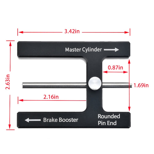 Car Brake Booster Push Rod Adjustment Tool(Black) - HoMEdemic™ 