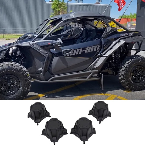 For Can-Am Maverick X3 Turbo R 2017-2020 4pcs/Pack ATV Tire Wheel Hub Caps Decorative Cover - HoMEdemic™ 