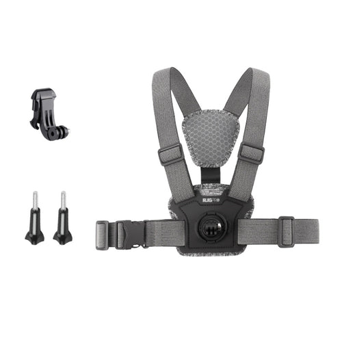 3 in 1 Adjustable Body Mount Belt Chest Strap with Mount & Screw(Grey) - HoMEdemic™ 