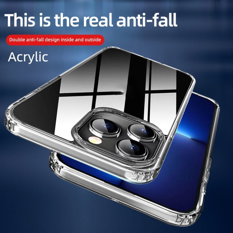 For iPhone 15 Pro Acrylic Space Phone Case(Transparent) - HoMEdemic™ 