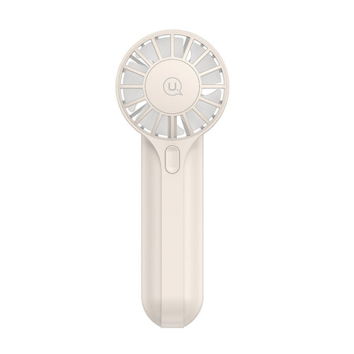 USAMS ZB288 Portable Type-C Rechargeable High Speed Handheld Mini Fan(Beige) - HoMEdemic™ 