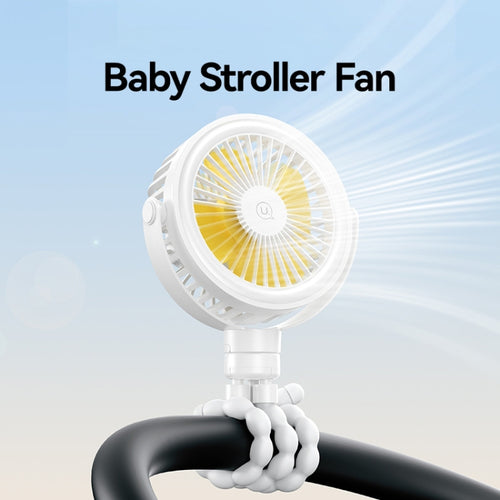 USAMS ZB289 Stroller Fan Type-C Portable Octopus Mini Fan(White) - HoMEdemic™ 